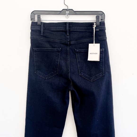 Mother The Hustler Ankle Fray Jeans in Encounters At Night 28 NWT - Picture 8 of 11